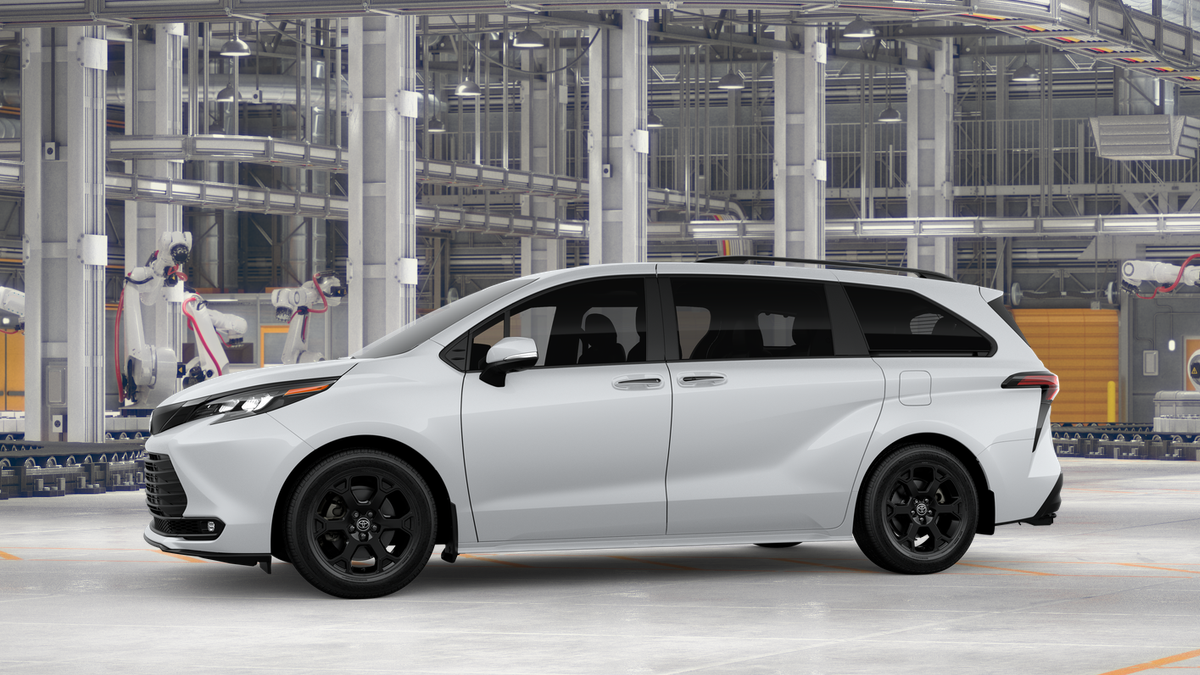 2026 Toyota Sienna — rear three-quarter view