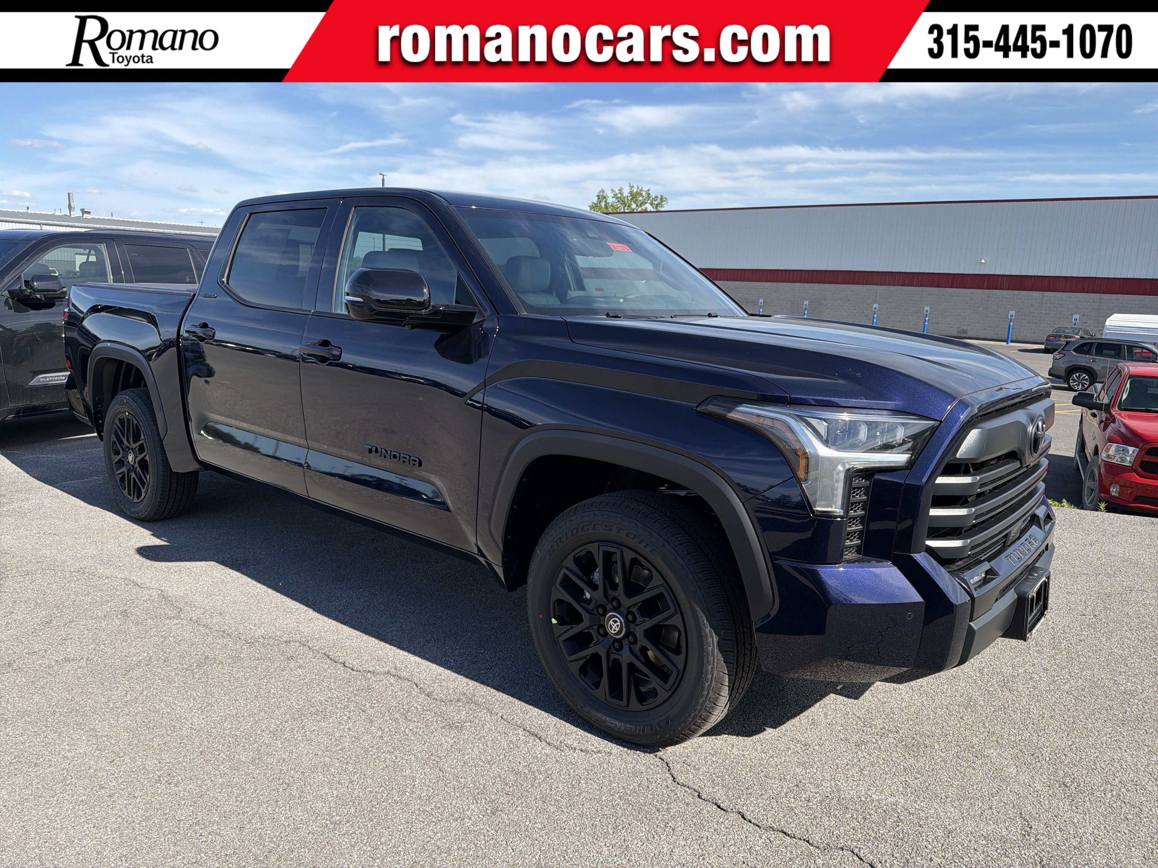 2026 Toyota Tundra Limited in Blueprint — front three-quarter view