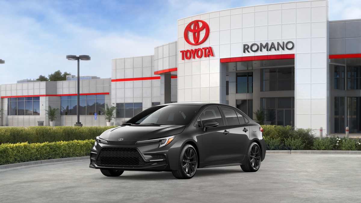 2026 Toyota Corolla SE in Underground — front three-quarter view