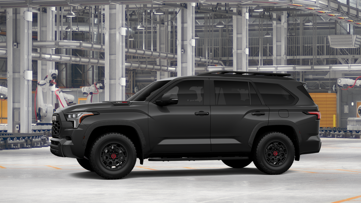 2026 Toyota Sequoia — rear three-quarter view