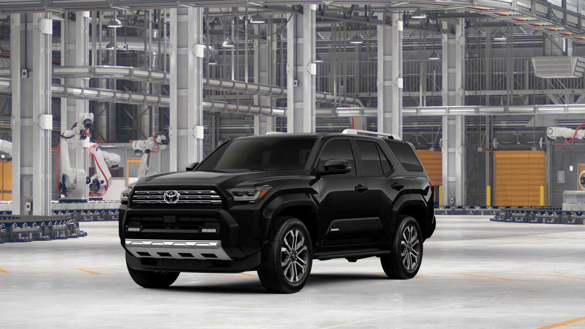 2026 Toyota 4Runner Limited in Black — front three-quarter view