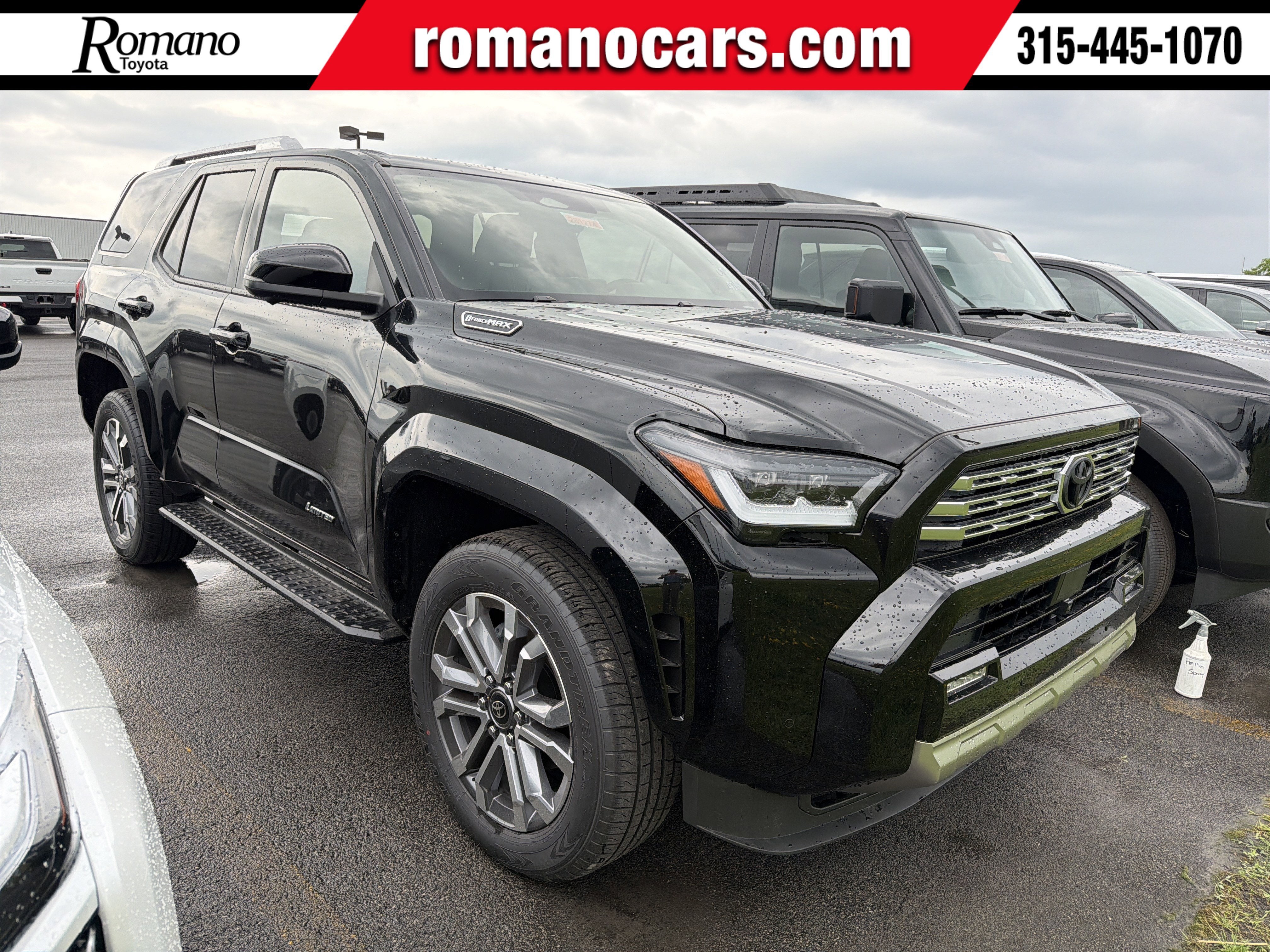 2026 Toyota 4Runner i-FORCE MAX 4Runner Limited in Black — front three-quarter view